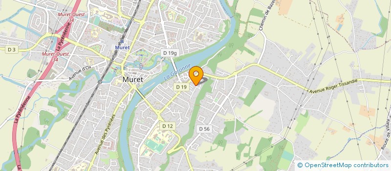 localisation de l'entreprise DUFFAUT ET FILS à MURET