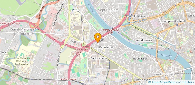 localisation de l'entreprise DUFFAUT TAXI à TOULOUSE