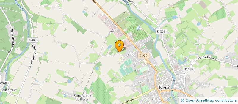 localisation de l'entreprise DUFFIET SARL à NERAC
