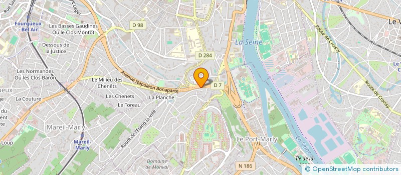 localisation de l'entreprise DUFFILLOT  LE PECQ