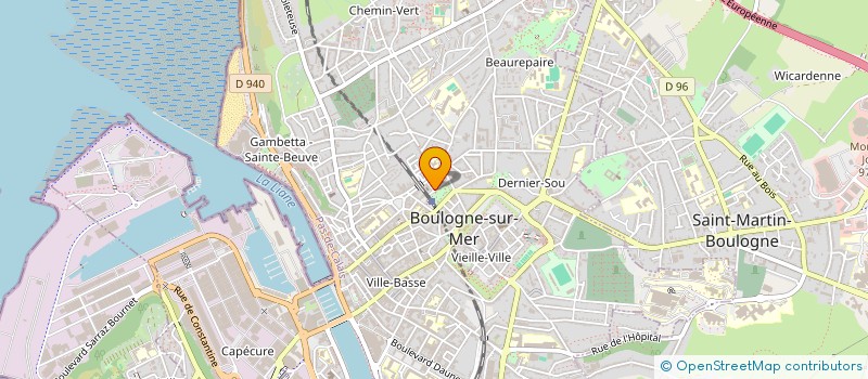 localisation de l'entreprise DUFFLE à BOULOGNE-SUR-MER