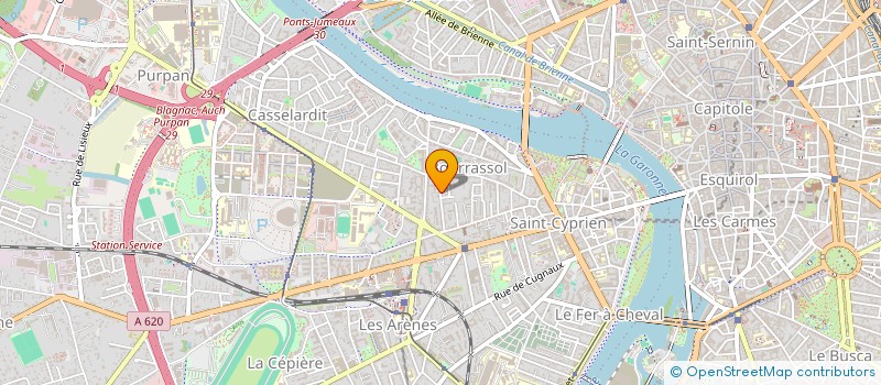 localisation de l'entreprise DUFFORT SAVES LOCATION MEUBLEE à TOULOUSE