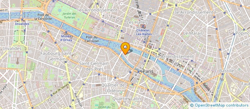 localisation de l'entreprise DUFFOUR CONSEIL SARL à PARIS
