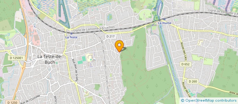 localisation de l'entreprise DUFFOUR PATRIMOINE à LA TESTE-DE-BUCH
