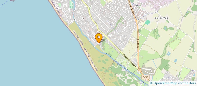 localisation de l'entreprise DUFIEF CHAUVIERE à SAINT-GILLES-CROIX-DE-VIE
