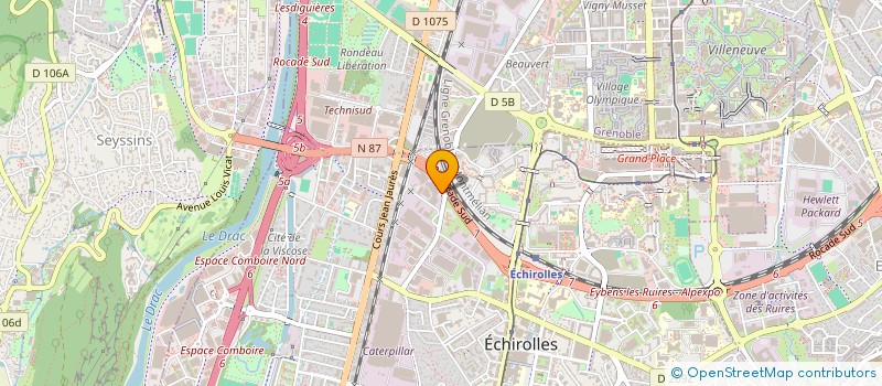 localisation de l'entreprise DUFIEUX à ECHIROLLES