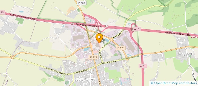 localisation de l'entreprise DUFILS  BOURG-ACHARD