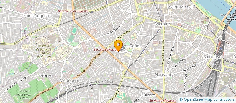 localisation de l'entreprise DUFLADE PRUNIER  BORDEAUX