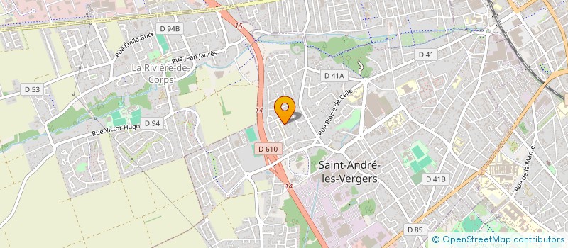 localisation de l'entreprise DUFLOS  SAINT-ANDRE-LES-VERGERS