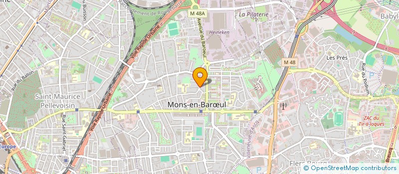 localisation de l'entreprise DUFLOS-HAVA  MONS-EN-BARUL