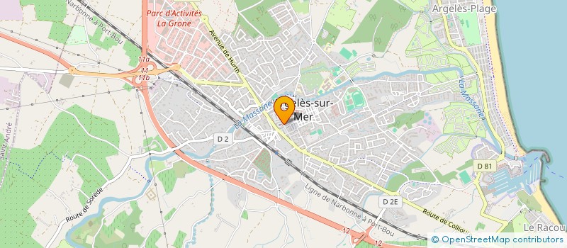 localisation de l'entreprise DUFLOS-INVEST à ARGELES-SUR-MER