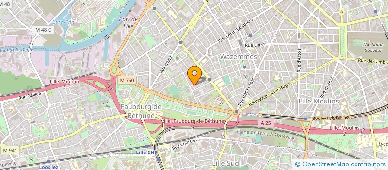 localisation de l'entreprise DUFLOS RECHERCHE ET DEVELOPPEMENT à LILLE
