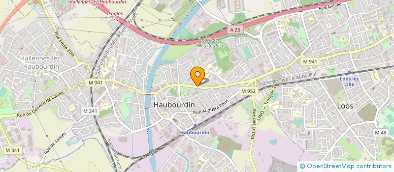 localisation de l'entreprise DUFLOT MICHEL ET SALANGRE CHRISTIAN à HAUBOURDIN