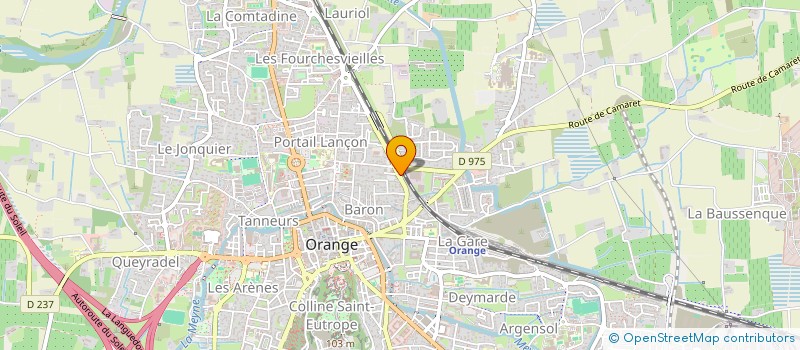 localisation de l'entreprise DUFON  ORANGE