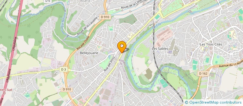 localisation de l'entreprise DUFONCIER ET ASSOCIES à POITIERS