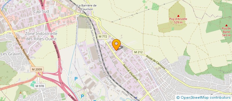 localisation de l'entreprise DUFORMATION BATIMENT  COURNON-D'AUVERGNE