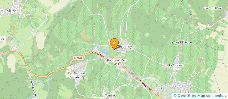 localisation de l'entreprise DUFOULEUR à MERCUREY