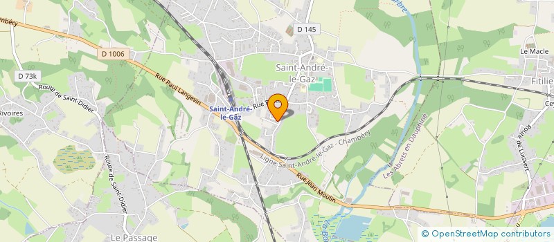 localisation de l'entreprise DUFOUR  SAINT-ANDRE-LE-GAZ