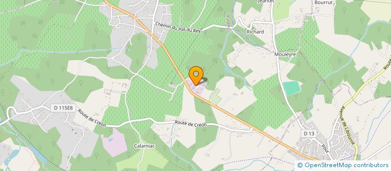 localisation de l'entreprise DUFOUR  SADIRAC