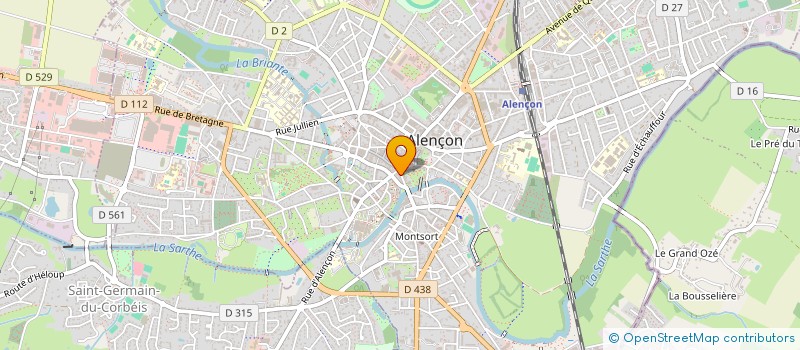 localisation de l'entreprise DUFOUR AC & LG à ALENCON