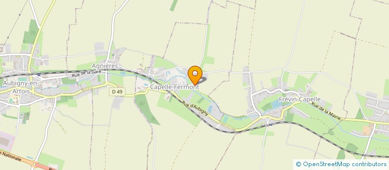 localisation de l'entreprise DUFOUR'AGRI  CAMBLAIN L'ABBE