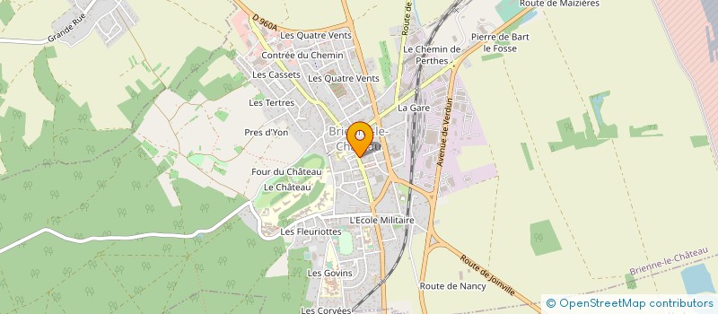 localisation de l'entreprise DUFOUR ETD  BRIENNE-LE-CHATEAU