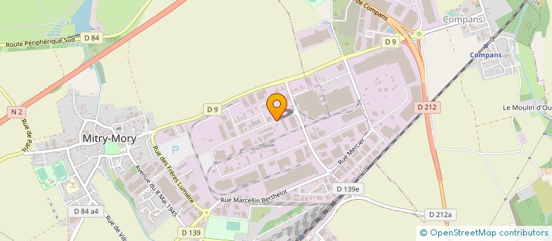 localisation de l'entreprise DUFOUR IDF à MITRY-MORY