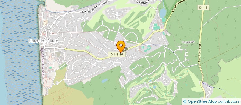 localisation de l'entreprise DUFOUR PEINTURE à NEUFCHATEL-HARDELOT