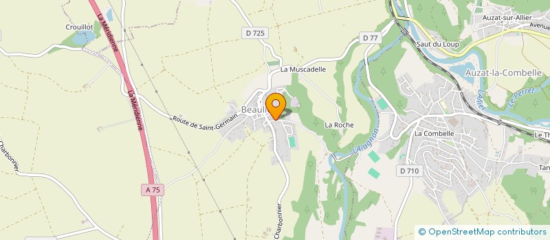localisation de l'entreprise DUFOURNIER INDUSTRIES à AUZAT-LA-COMBELLE