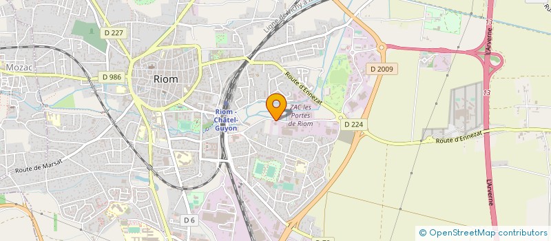 localisation de l'entreprise DUFOURNIER TECHNOLOGIES à RIOM