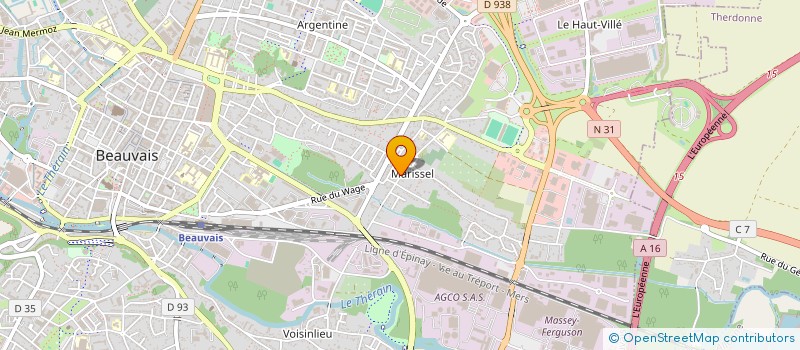 localisation de l'entreprise DUFOURQ DISTRIBUTION à BEAUVAIS