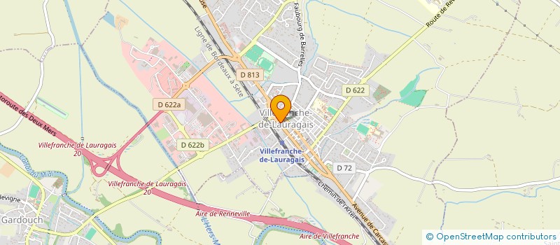 localisation de l'entreprise DUFRAISSE & CO  VILLEFRANCHE-DE-LAURAGAIS