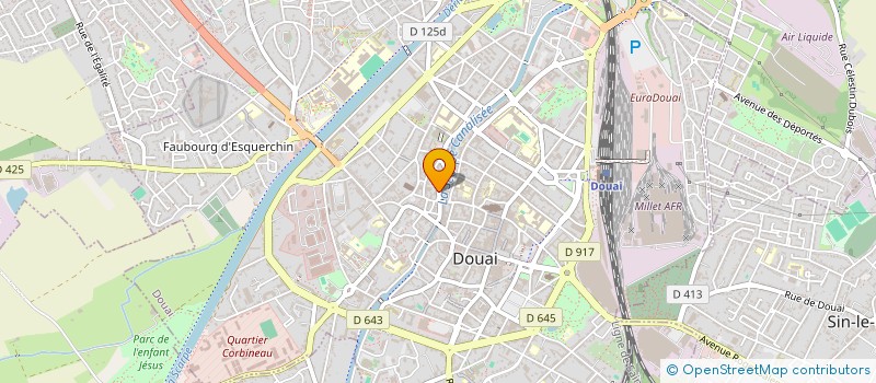 localisation de l'entreprise DUFRASNE COLLETAS RENAUD à DOUAI