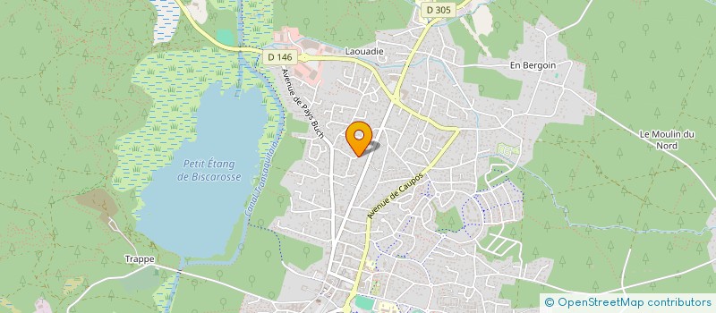 localisation de l'entreprise DUFRECHON IMMO  BISCARROSSE