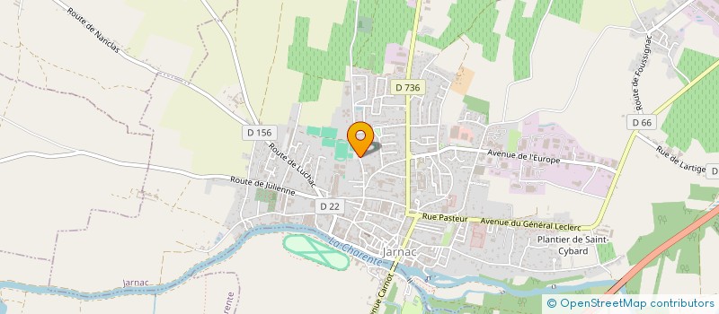 localisation de l'entreprise DUFRENE RENOVATION à JARNAC