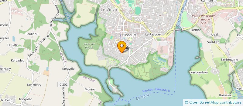 localisation de l'entreprise DUFRESNE à VANNES