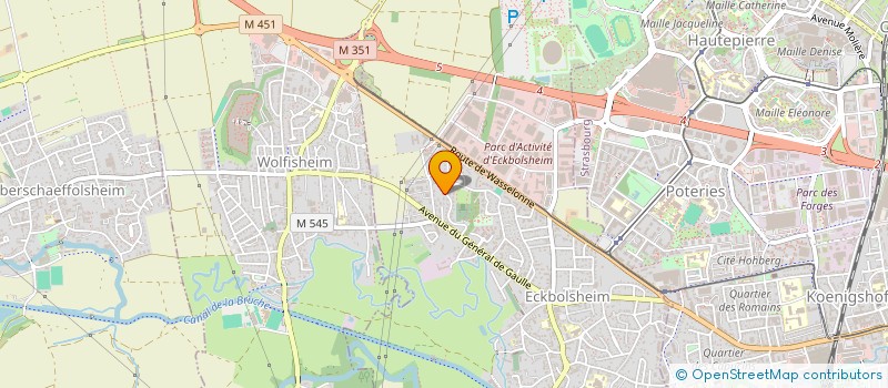 localisation de l'entreprise DUFRESNE CONSULTING  ECKBOLSHEIM