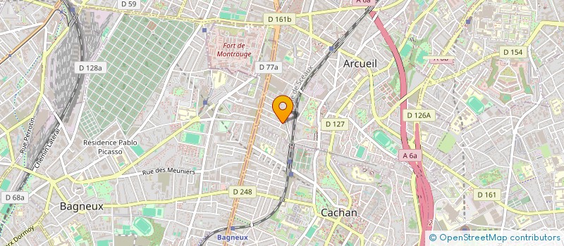 localisation de l'entreprise DUFRESNE GAESSLER  ARCUEIL