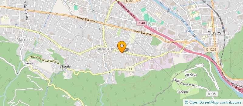 localisation de l'entreprise DUFY à SCIONZIER