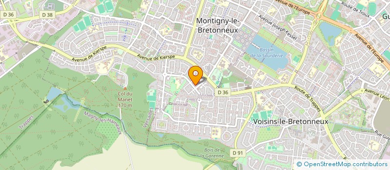 localisation de l'entreprise DUFYS  MONTIGNY-LE-BRETONNEUX