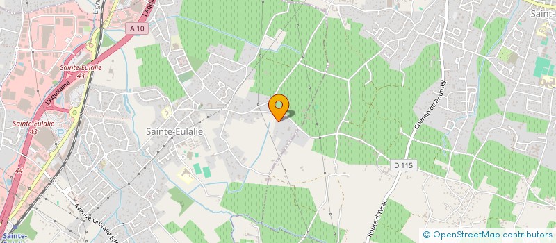 localisation de l'entreprise DUGADO à SAINTE-EULALIE