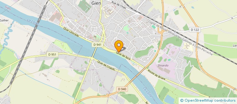 localisation de l'entreprise DUGALL CONSEIL à GIEN