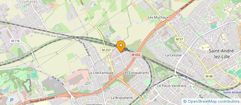 localisation de l'entreprise DUGALO à LAMBERSART