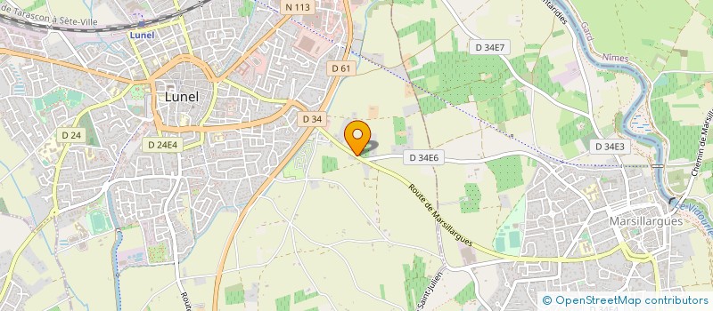 localisation de l'entreprise DUGARET FRERES à LUNEL
