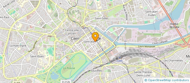 localisation de l'entreprise DUGAS ORL à CAEN