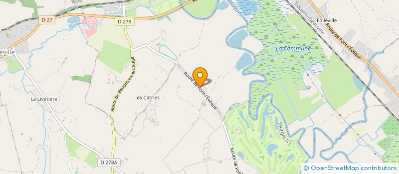 localisation de l'entreprise DUGAST  CANAPVILLE