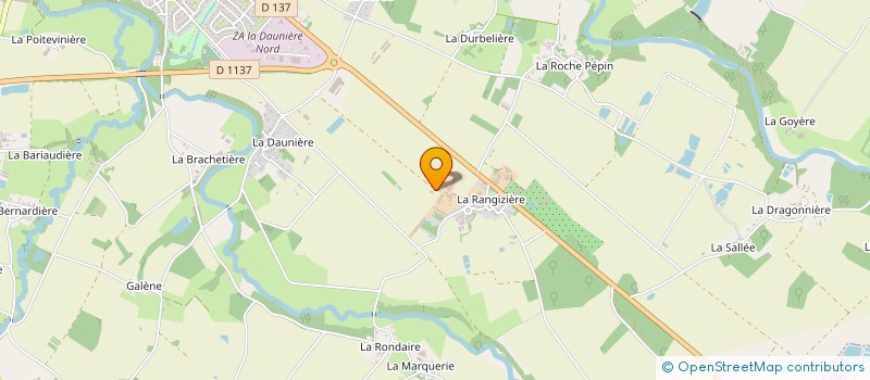 localisation de l'entreprise DUGAST à MONTAIGU-VENDEE
