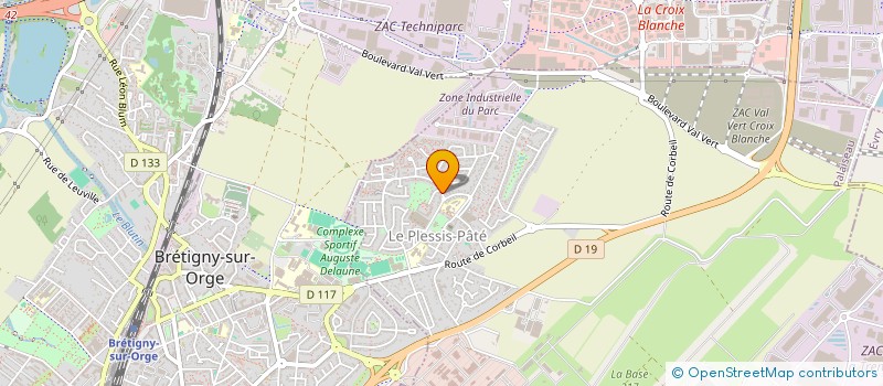 localisation de l'entreprise DUGATIM  LE PLESSIS-PATE