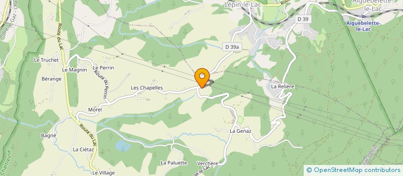 localisation de l'entreprise DUGEDE  TREGUNC