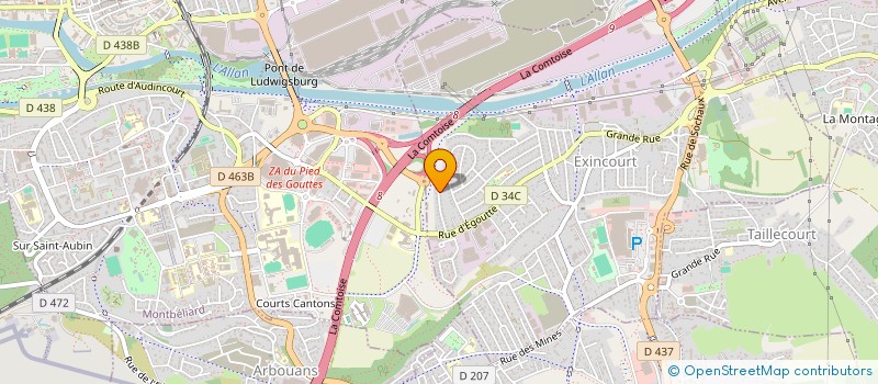 localisation de l'entreprise DUGI A YURI PO (DUGIA) à EXINCOURT